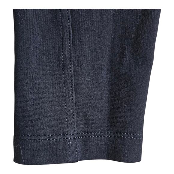 VINCE Women's M Leggings Black Elastic Waist Ankle Viscose Blend USA 27 x 28 - Picture 4 of 7